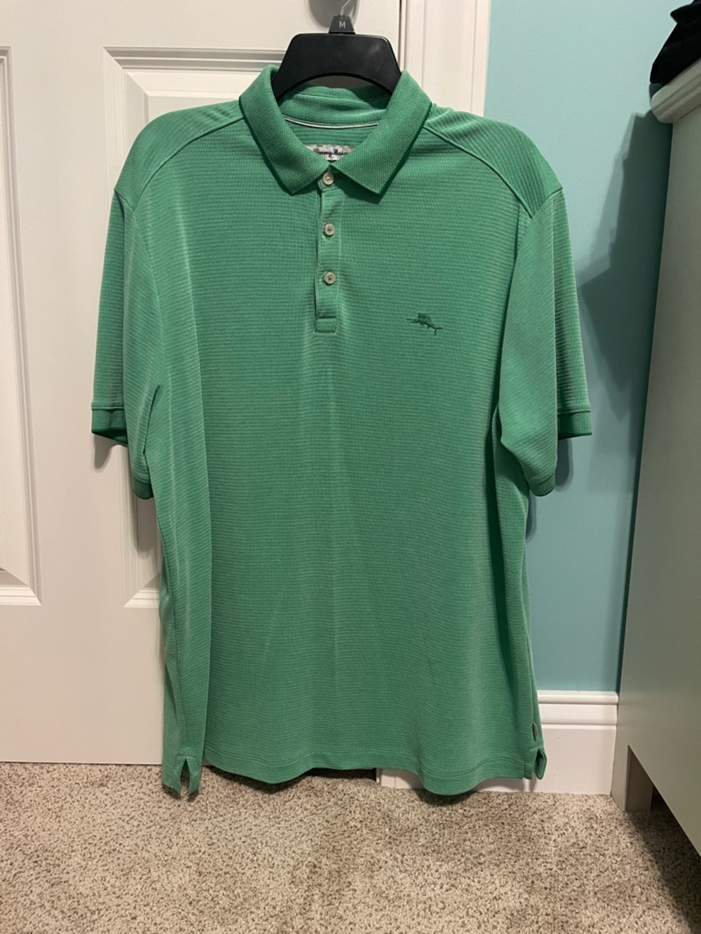 Tommy Bahama Green Short-Sleeve Polo